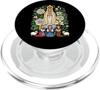 Nostra Signora Di Fatima E Pastori In Preghiera PopSockets PopGrip per MagSafe