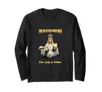 Nostra Signora di Fatima Mariano Cattolica Maglia a Manica