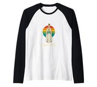 Nostra Signora di Fatima Mariano Cattolica Maglia con Maniche Raglan