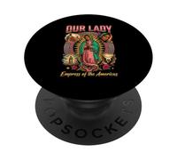 Nostra Signora di Guadalupe cattolica mariana PopSockets PopGrip Adesivo