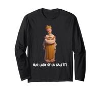 Nostra Signora di La Salette Mariano Cattolica Maglia a Manica