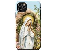 Nostra Signora di Lourdes Immacolata Beata Madre Maria Cattolica Custodia per iPhone 11 Pro Max