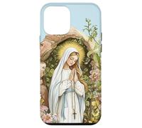 Nostra Signora di Lourdes Immacolata Beata Madre Maria Cattolica Custodia per iPhone 12 mini