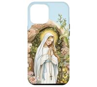 Nostra Signora di Lourdes Immacolata Beata Madre Maria Cattolica Custodia per iPhone 12 Pro Max