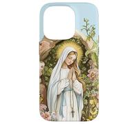 Nostra Signora di Lourdes Immacolata Beata Madre Maria Cattolica Custodia per iPhone 14 Pro