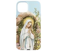 Nostra Signora di Lourdes Immacolata Beata Madre Maria Cattolica Custodia per iPhone 15 Plus