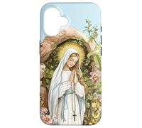 Nostra Signora di Lourdes Immacolata Beata Madre Maria Cattolica Custodia per iPhone 16