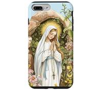 Nostra Signora di Lourdes Immacolata Beata Madre Maria Cattolica Custodia per iPhone 7 Plus/8 Plus