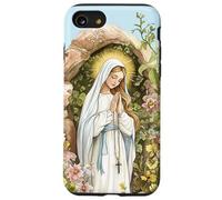 Nostra Signora di Lourdes Immacolata Beata Madre Maria Cattolica Custodia per iPhone SE (2020) / 7/8