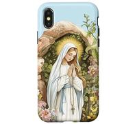 Nostra Signora di Lourdes Immacolata Beata Madre Maria Cattolica Custodia per iPhone X/XS