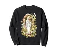 Nostra Signora di Lourdes Immacolata Beata Madre Maria Cattolica Felpa