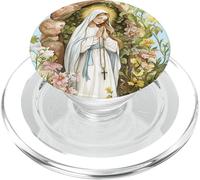 Nostra Signora di Lourdes Immacolata Beata Madre Maria Cattolica PopSockets PopGrip per MagSafe