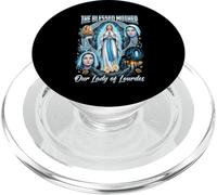 Nostra Signora di Lourdes Pellegrinaggio Mariano Cattolico PopSockets PopGrip per MagSafe
