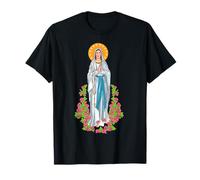 Nostra Signora Di Lourdes. Vergine Maria Maglietta