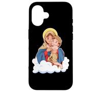 Nostra Signora Schoenstatt Madre Tre Mirabile Carino Cattolico Custodia per iPhone 16