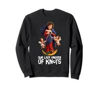 Nostra Signora Undoer dei Nodi Immacolata Beata Madre Felpa