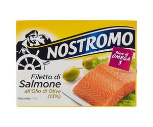 NOSTROMO FILETTI SALMONE OLIO DI OLIVA GR.110