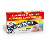 Nostromo Tonno all’Olio di Oliva, 7 Lattine da 60g - Formato Multipack, Fonte di Proteine, Senza Conservanti, Tonno Sgocciolato di Qualità Premium, Pronto da Gustare