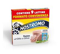 Nostromo - Tonno all'Olio di Oliva, Multipack 9 Lattine da 60g - Fonte di Proteine, Senza Conservanti