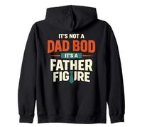 Not A Dad Bod It's A Father Figure Funny Daddy Saying Felpa con Cappuccio