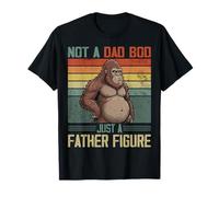 Not a Dad Bod Just a Father Figura Retro Bigfoot Vintage Maglietta
