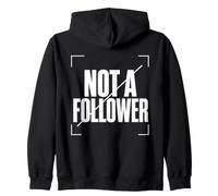Not A Follower Mente Libera Direzione Personale Felpa con Cappuccio