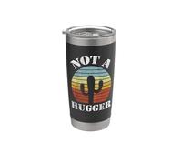 Not A Hugger Funny Cactus Sarcastico Bicchiere termico in acciaio inox doppia parete