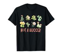 Not A Hugger - Funny Gardeners No Hugs Succulent Maglietta