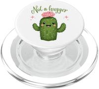 Not A Hugger Sarcastico Humor Don't Touch Me Cute Cactus PopSockets PopGrip per MagSafe