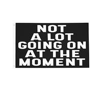 Not A Lot Going On At The Moment Bandiera Da Giardino Con 2 Occhielli Bandiera Durevole Bandiere Per Balcone Esterno Cortile 90X150Cm