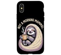Not A Morning Mammal Sloth Bear Lazy Sloths Custodia per iPhone X/XS