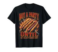 Not A Party Until My Glizzy Comes out Hot Dog Meme Y2K Maglietta