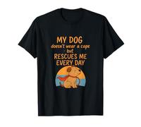 Not all Heroes Wear Cappe Dog Rescue Design Maglietta