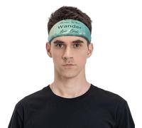 Not All Those Who Wander are Lost1 Fasce per capelli per uomo e donna, fascia per capelli per corsa, calcio, palestra accessori