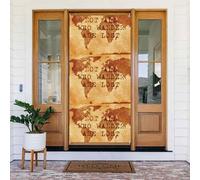 Not All Those Who Wander Are Lost2 - Decorazioni decorative per porte per interni ed esterni, primavera/estate/autunno/inverno, decorazioni natalizie di Halloween