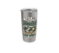 Not All Who Wander Are Lose Some Are Looking For Golf Balls Bicchiere termico in acciaio inox doppia parete