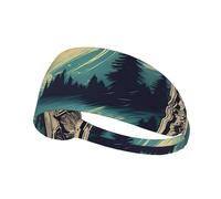 Not All Who Wander Are Lost 1 Fascia elastica con stampa per donne e uomini copricapo da corsa moda esercizio all'aperto regalo uso