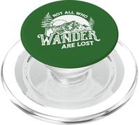 Not All Who Wander are Lost Vintage Mountains 80s Graphic PopSockets PopGrip per MagSafe