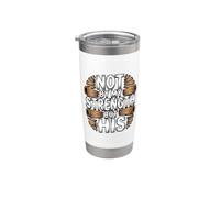 Not By My Strength But His Bicchiere termico in acciaio inox doppia parete