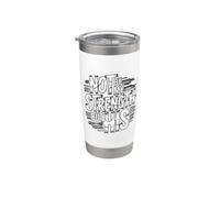 Not By My Strength But His Bicchiere termico in acciaio inox doppia parete