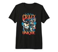 Not Crazy Just Unique - Occhiali da Sole per Cani Maglietta Premium