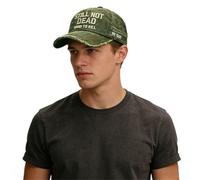 Not Dead Cappellini da baseball per uomo difficile da rompere papà cappello da baseball per uomo donna uomo cappello da camionista, Verde militare, Taglia unica
