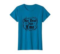 Not Dead Just Emo Elder, Musica Gotica, Nostalgia Maglietta, Donna, Zaffiro, M