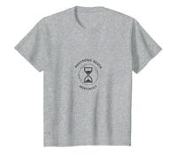 Not Dead Yet - Clessidra indefinitamente posticipa della Morte Maglietta, Bambini, Grigio Melange, 10 Anni