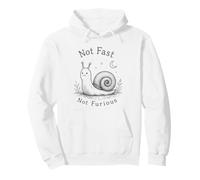 Not Fast Not Furious Funny Snail Felpa con Cappuccio