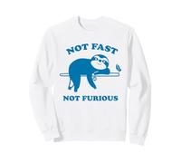 Not Fast Not Furious Sloth Felpa