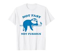 Not Fast Not Furious Sloth Maglietta