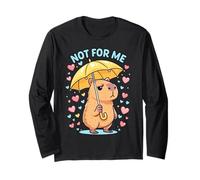 Not for Me Grouchy Capybara Anti-Valentine per Single Maglia a Manica