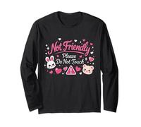 Not Friendly Please Do Not Touch Maglia a Manica