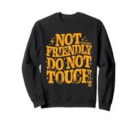 Not Friendly Touch Me Sticker Felpa